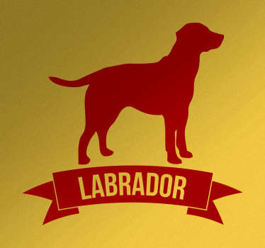 Autoaufkleber Hund Labrador