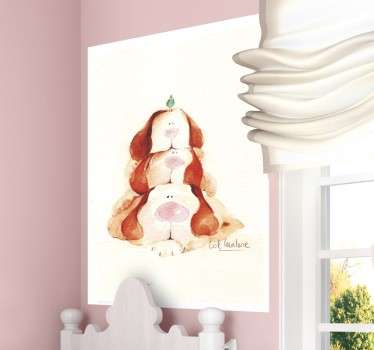 Drei Hunde Aufkleber