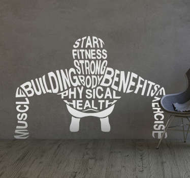 Fitness Konzepte Wandtattoo