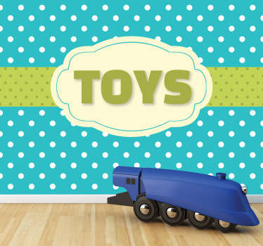 Grünes Geschenkpapier Aufkleber