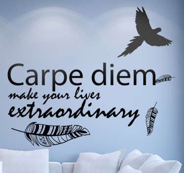Wandtattoo Carpe Diem Extraordinary
