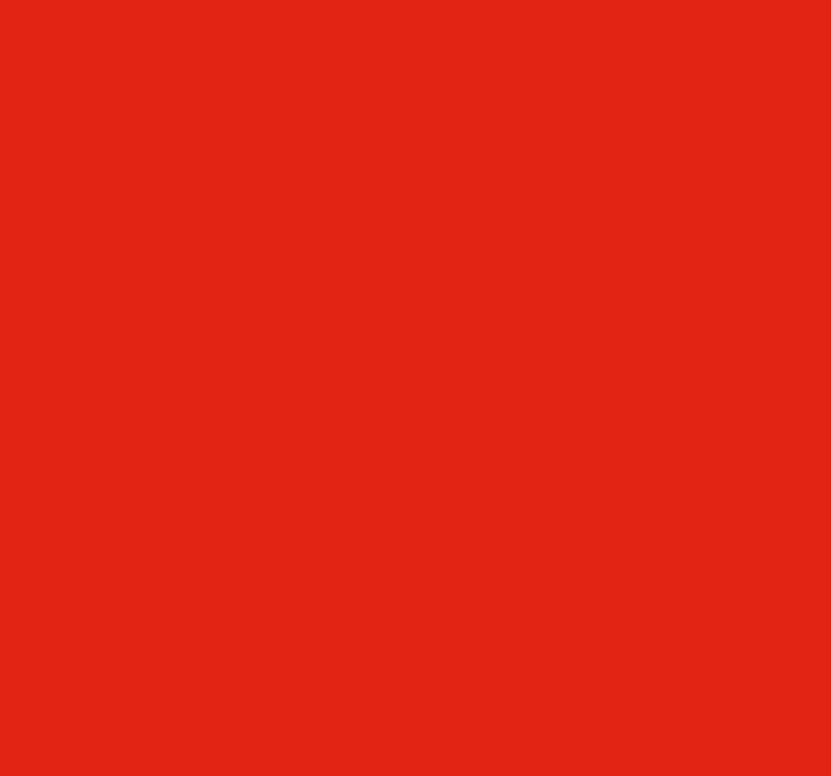 Monochromes Rollo in leuchtendem Rot - TenStickers