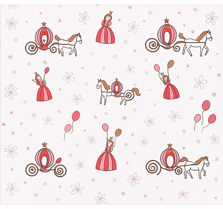 Rollo Fenster Kinderzimmer märchenprinzessin - TenStickers