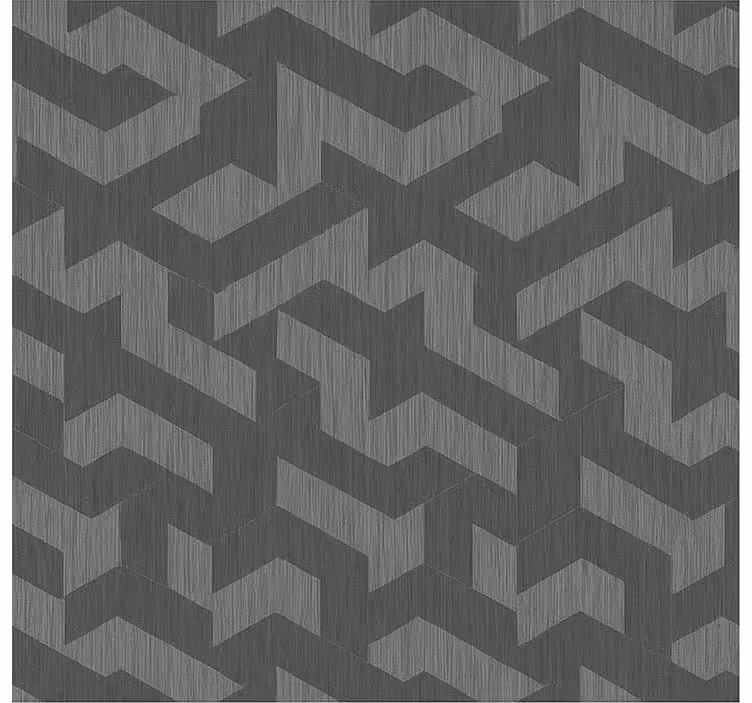 Rollo Fenster Jugendzimmer geometrische dunkle formen - TenStickers