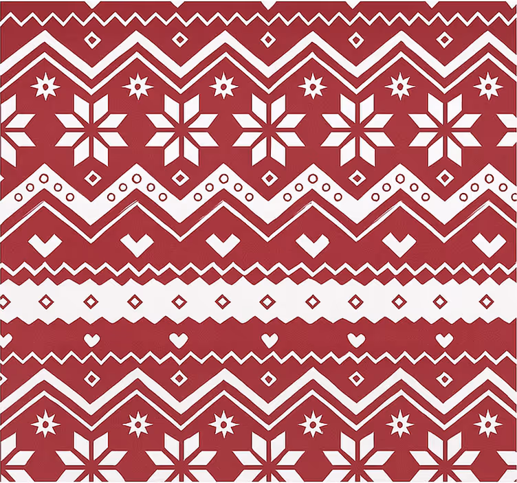 Rollo Wohnzimmer rote und weiße weihnachten - TenStickers