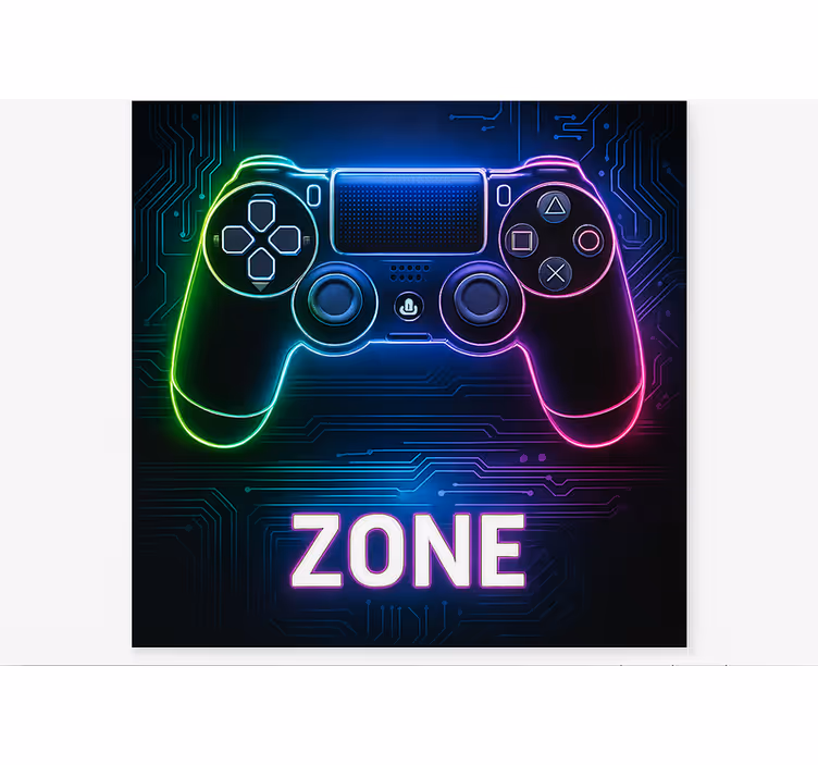 Rollo Fenster Gamer spielkonsolenzone - TenStickers