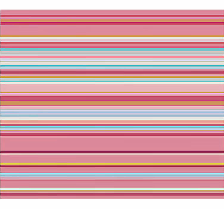 Rollo Fenster Jugenzimmer rosa streifenmuster - TenStickers
