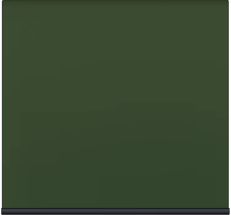 Rollo Fenster Esszimmer tiefes olivgrün - TenStickers