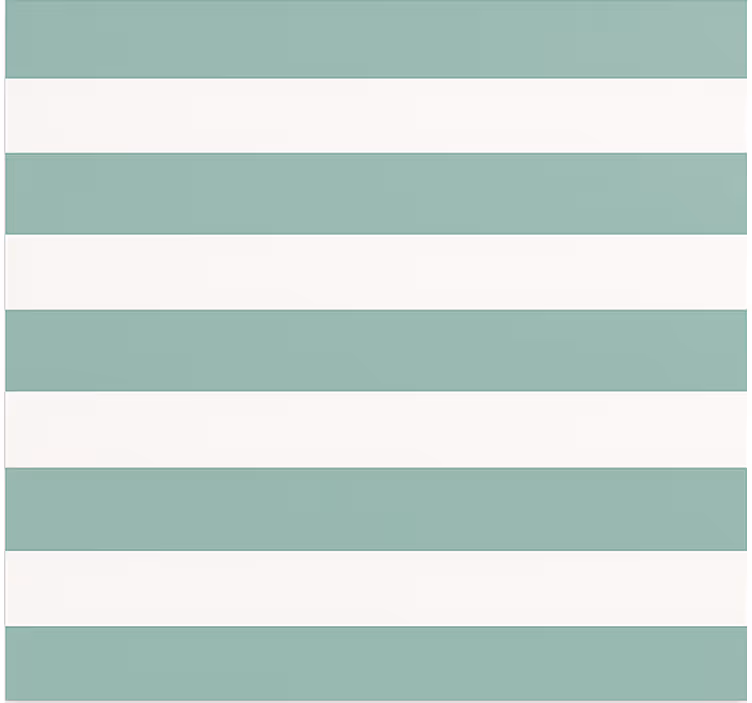 Rollo esszimmer türkisgrün gestreift - TenStickers