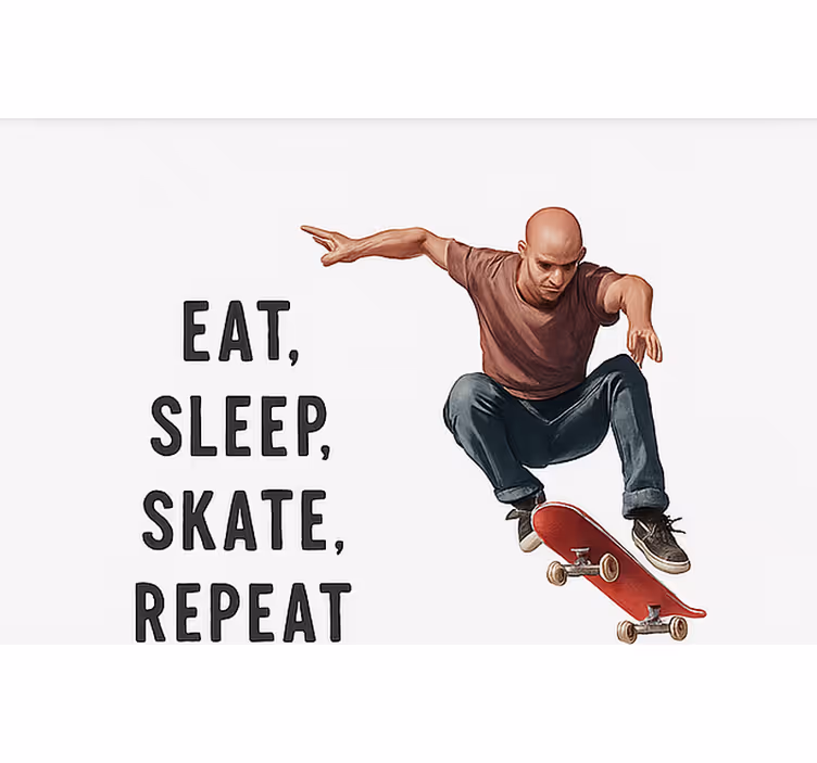 Rollo Fenster Jugenzimmer skateboard-druck - TenStickers