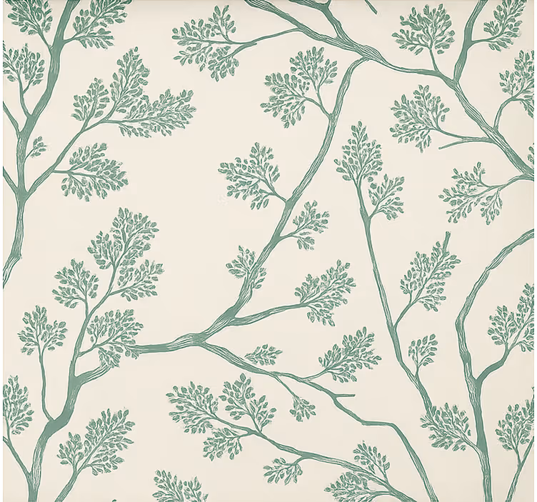 Rollo esszimmer grüner blühender frühlingbaum - TenStickers