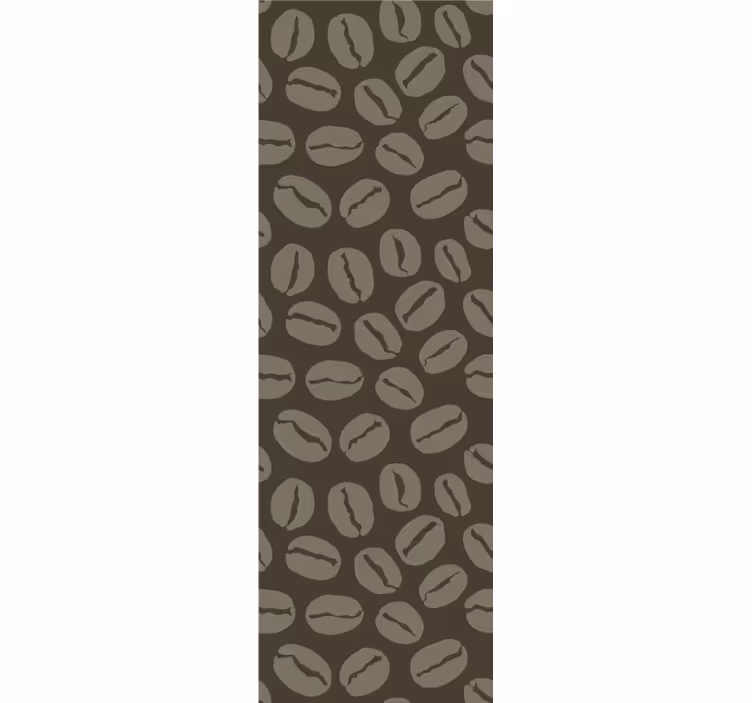 Küchenfenster rollo kaffeebohnen dunkel - TenStickers