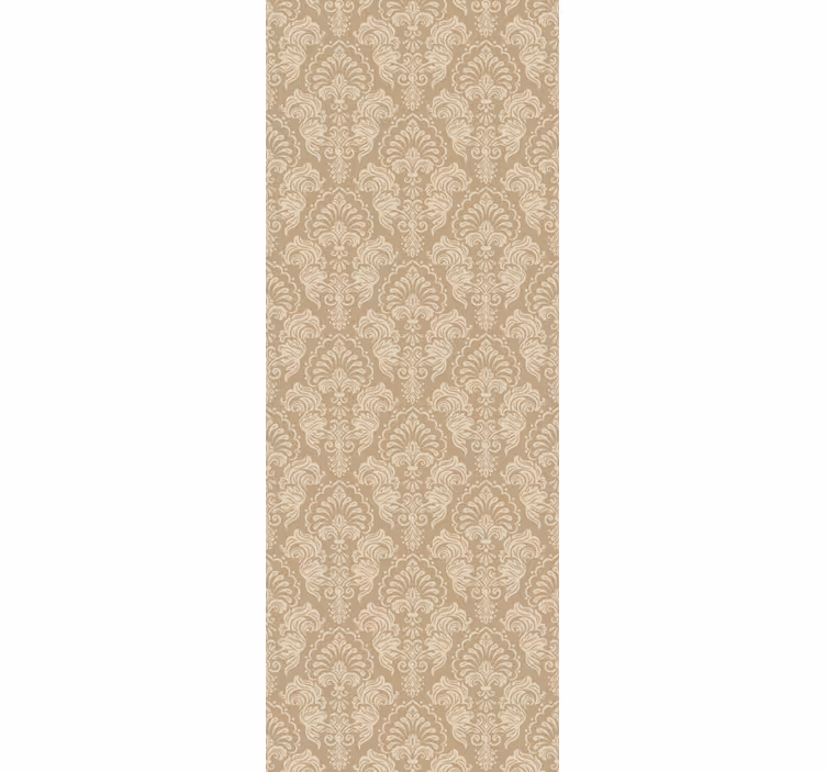 Rollo fenster esszimmer im beige damask stil - TenStickers