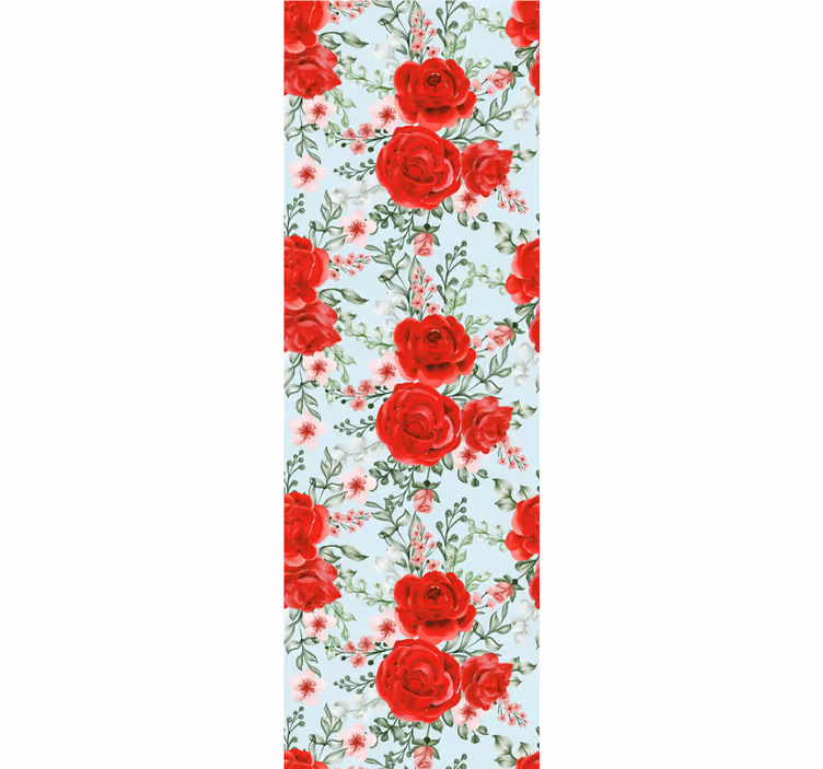 Rollo fenster esszimmer im großmutterblumen-stil - TenStickers