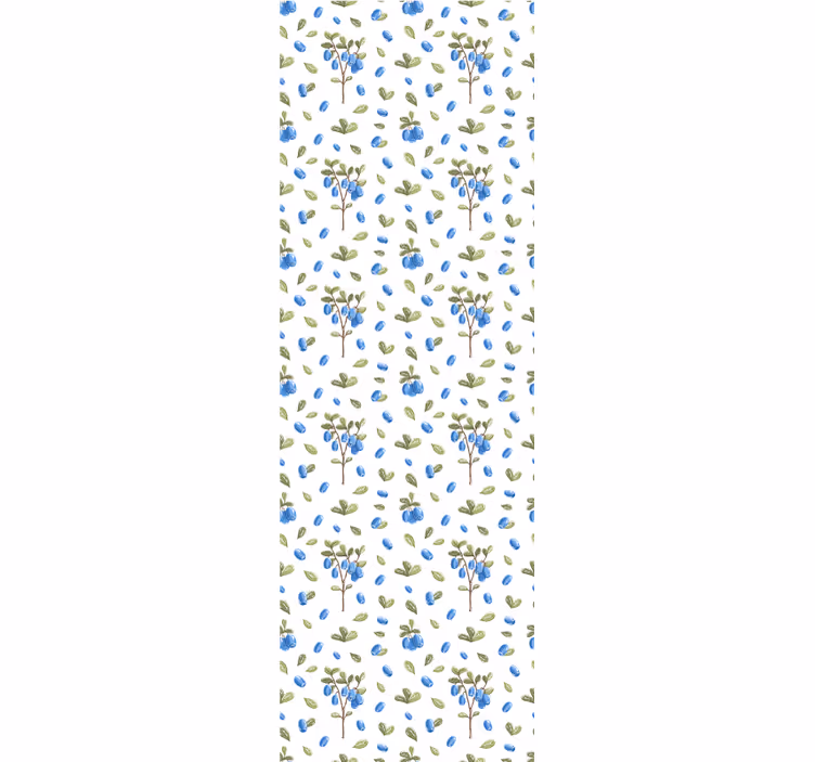 Rollo fenster esszimmer florales aquarellmuster - TenStickers