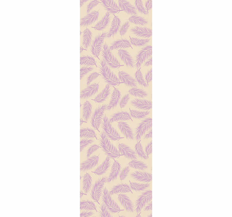 Rollo fenster esszimmer in pink und beige tropisch - TenStickers