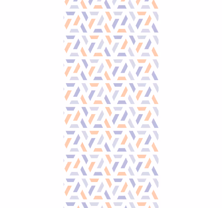 Rollo fenster esszimmer mit nordischen geometrischen linien - TenStickers