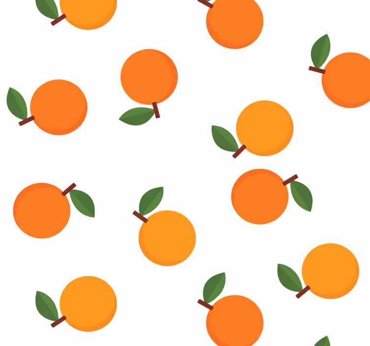 Rollo fenster esszimmer in elegantem orange - TenStickers