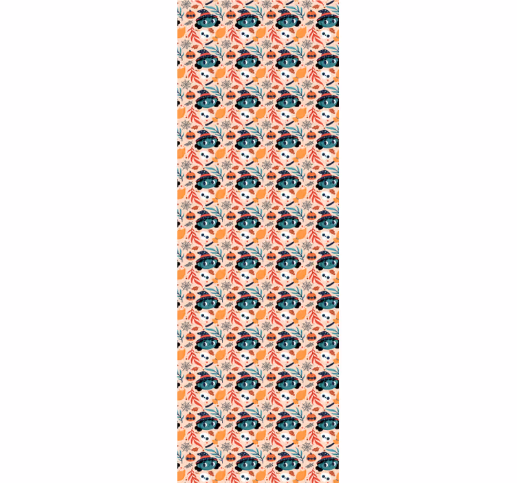 Rollo fenster kinderzimmer halloween hexen magie muster - TenStickers