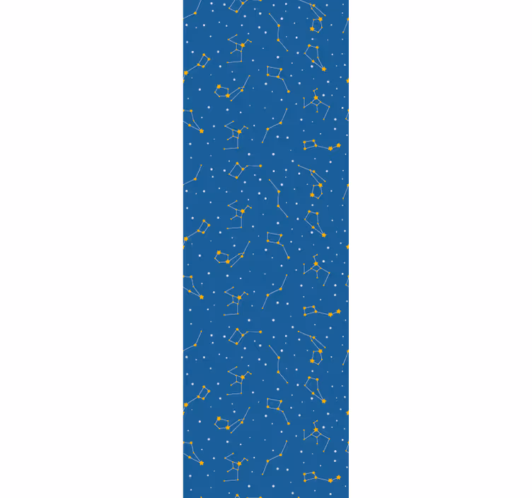 Rollo fenster kinderzimmer mit himmelskonstellationen - TenStickers