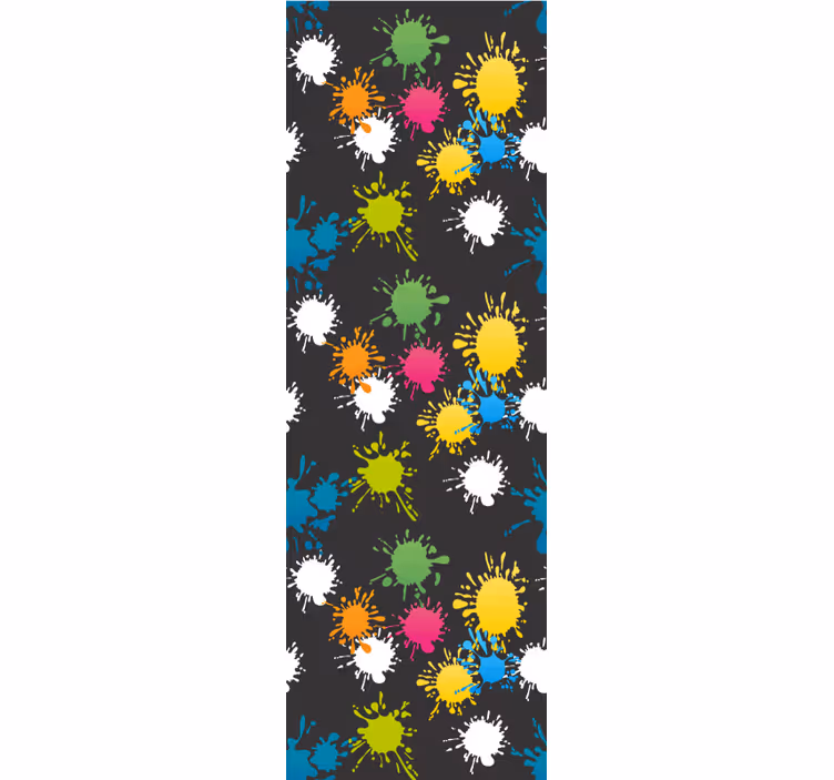 Rollo fenster kinderzimmer farbparty - TenStickers