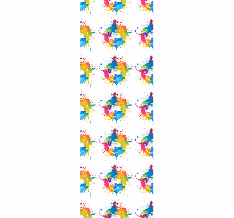 Rollo fenster kinderzimmer mit buntem hintergrund - TenStickers