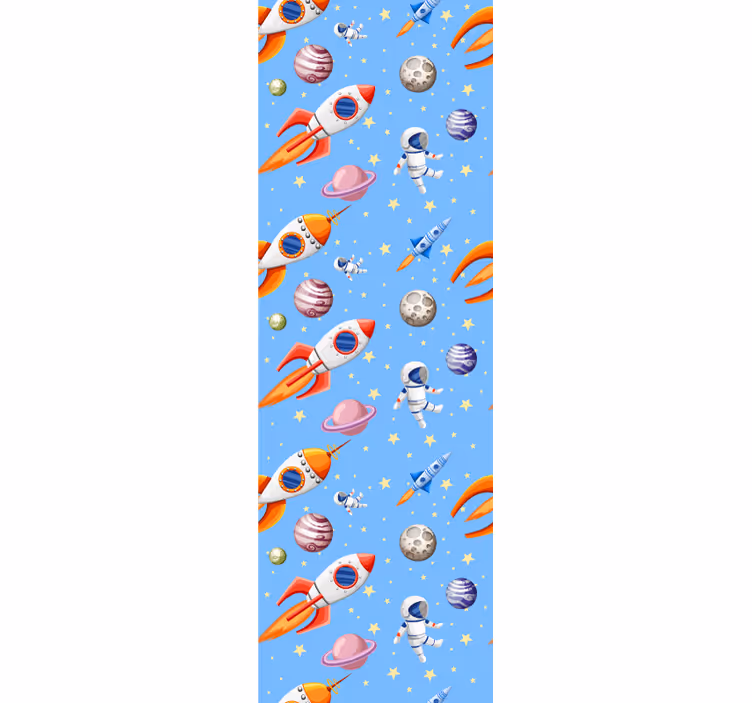 Rollo fenster kinderzimmer mit aquarell babywelt muster - TenStickers
