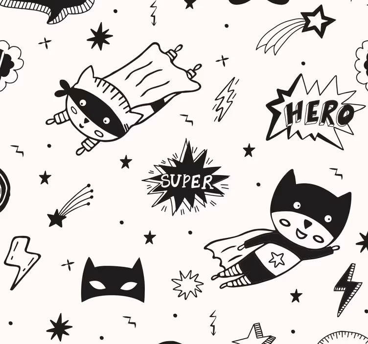 Rollo fenster kinderzimmer mit superhelden comics - TenStickers