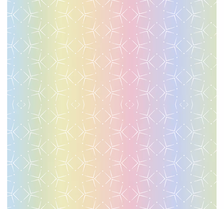Rollo fenster kinderzimmer glitzer regenbogen himmel pastell - TenStickers