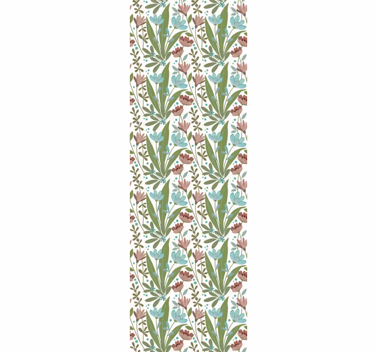 Rollo fenster home office im "granny chic" blumenstil - TenStickers