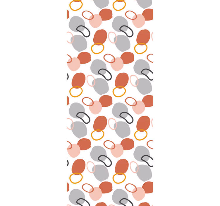 Rollo fenster home office bunte geometrische punkte - TenStickers