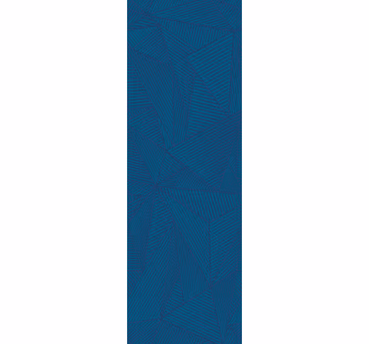 Rollo fenster home office blau geometrisches muster - TenStickers