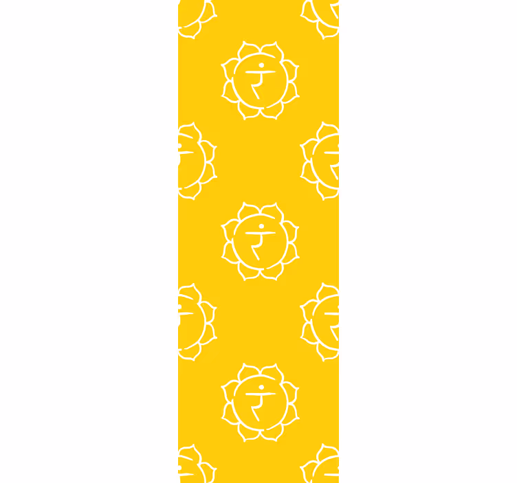 Rollo fenster home office solarplexus chakra symbol - TenStickers