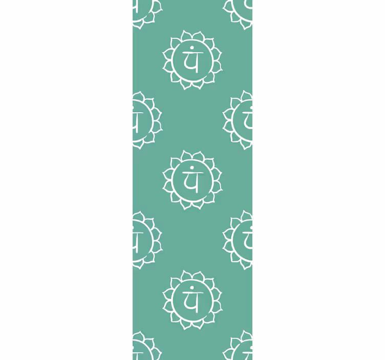 Rollo fenster home office mit schönem herzchakra-symbol - TenStickers