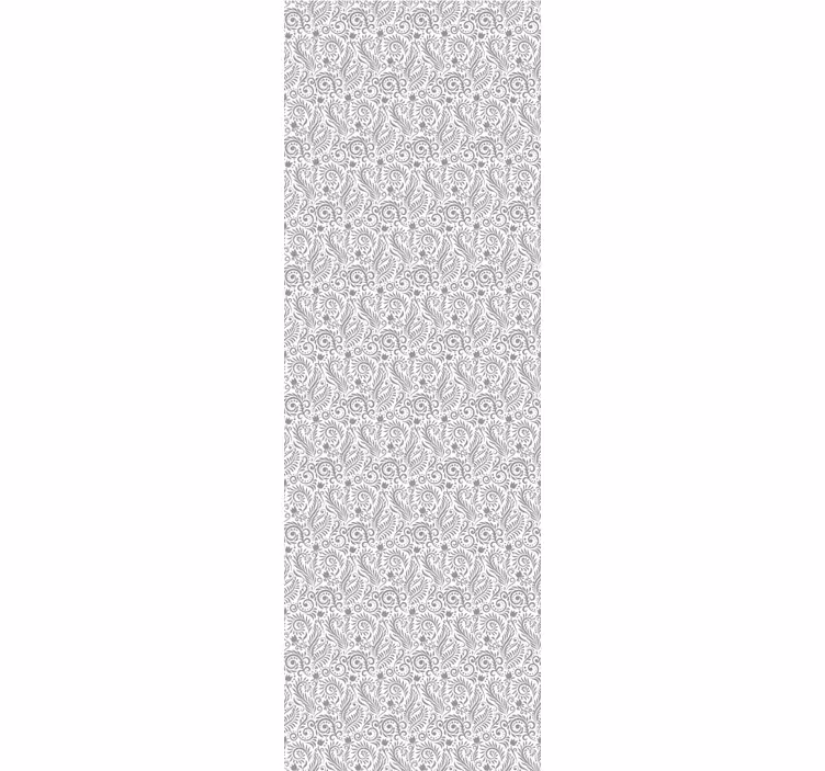 Rollo fenster home office mit vintage blumendesign - TenStickers