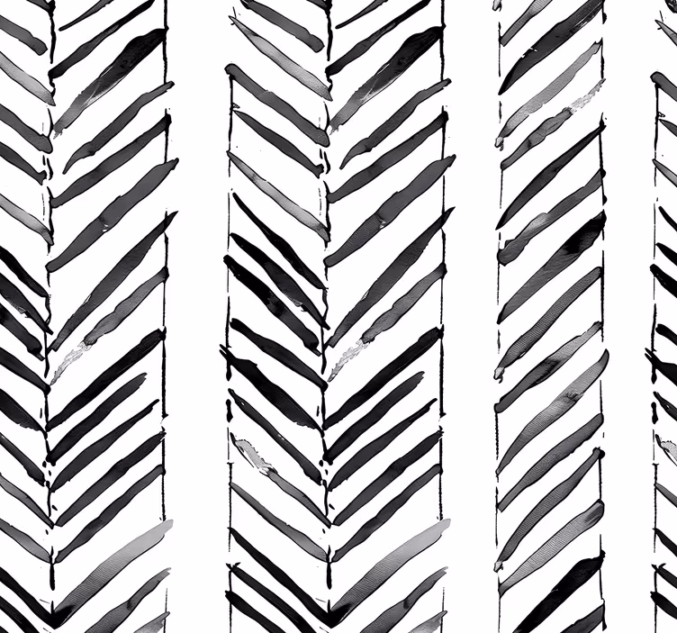 Rollo fenster home office geometrisches schwarz-weiß-design - TenStickers