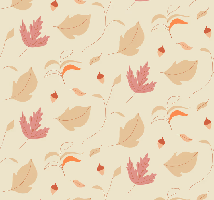 Rollo fenster home office herbstblätter - TenStickers