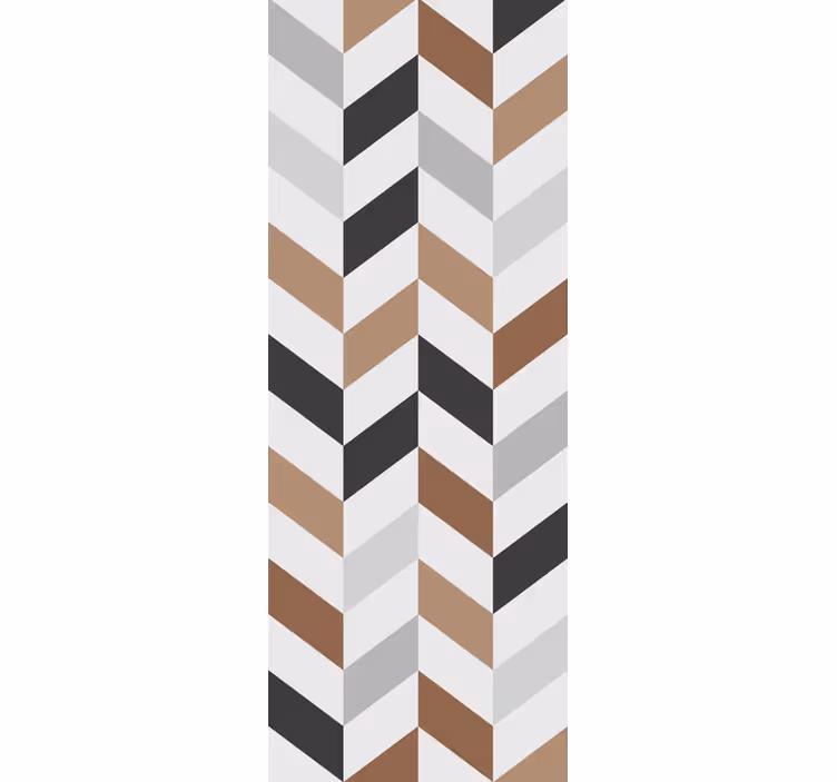 Rollo fenster jugendzimmer abstraktes chevron-muster - TenStickers