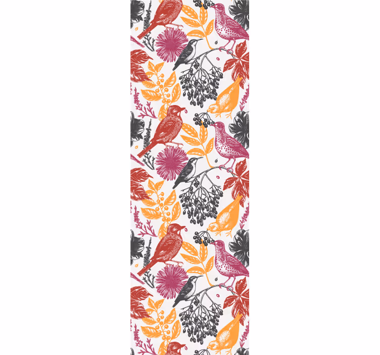 Rollo fenster jugendzimmer mit wildblumenmuster - TenStickers
