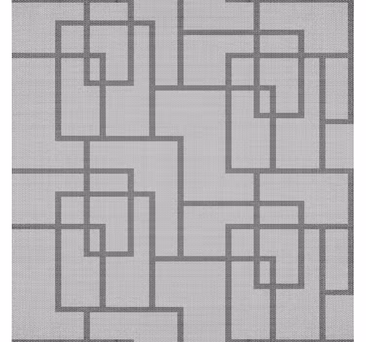 Fenster rollo modern mit grauen geometrischen linien - TenStickers