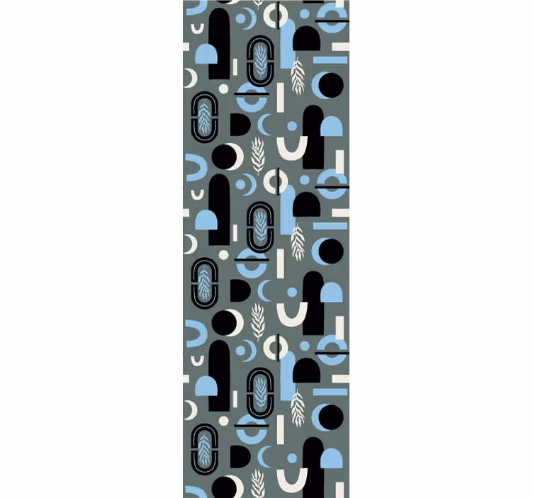 Fenster rollo modern geometrische formen collage - TenStickers