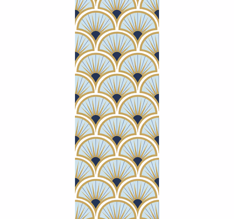 Fenster rollo modern mit eleganten fächerdesigns - TenStickers