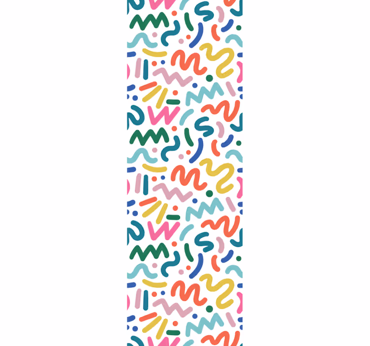 Fenster rollo modern mit abstrakten farbschichten - TenStickers