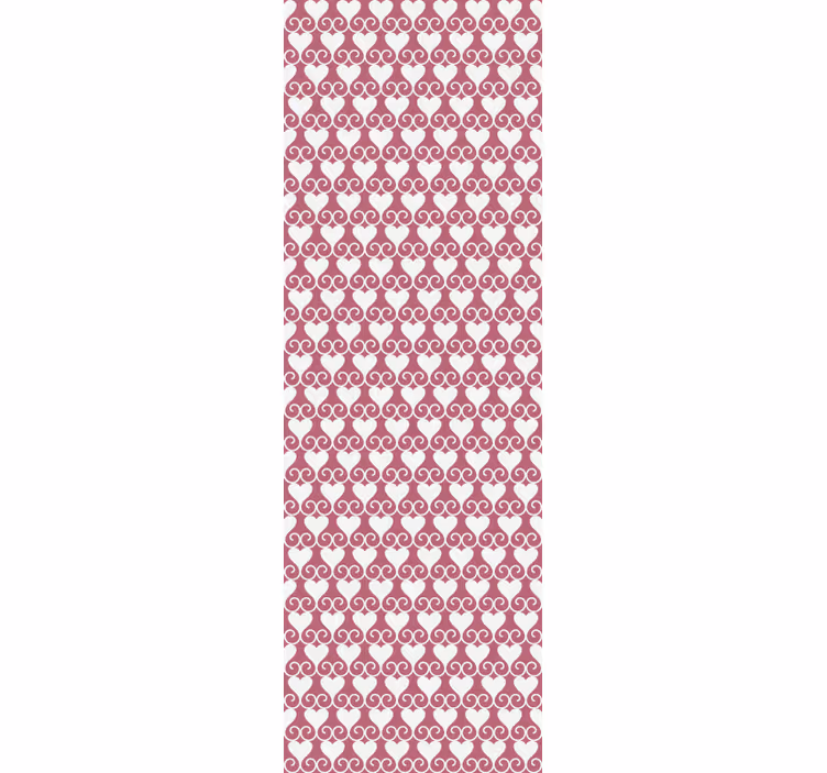Fenster rollo modern mit verworrenen herzen muster - TenStickers