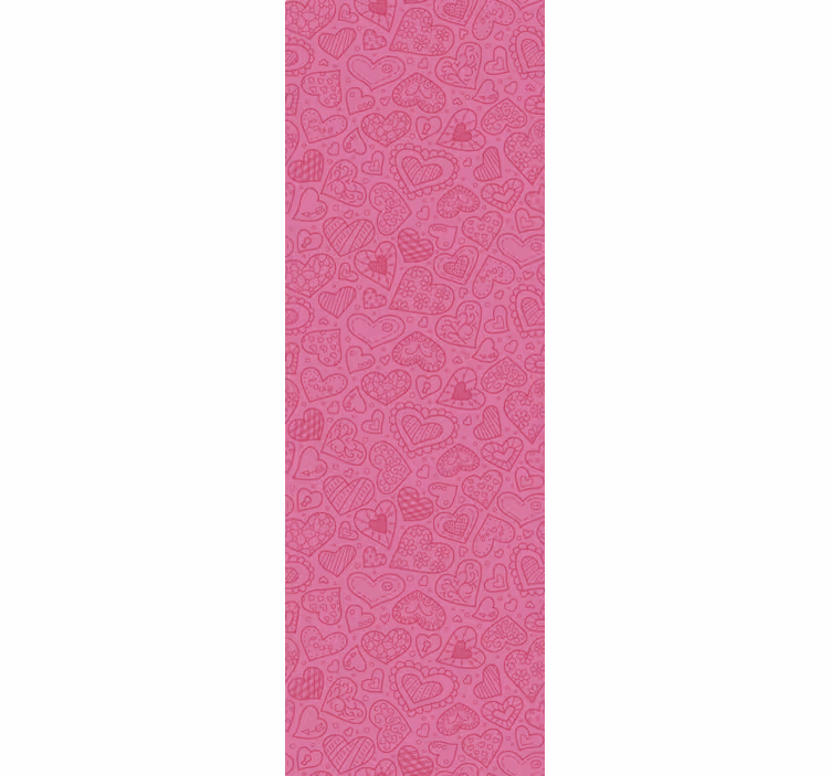 Fenster rollo modern muster-dekor gemischte herzen - TenStickers