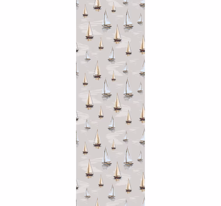 Fenster rollo modern mit elegantem segelmuster - TenStickers
