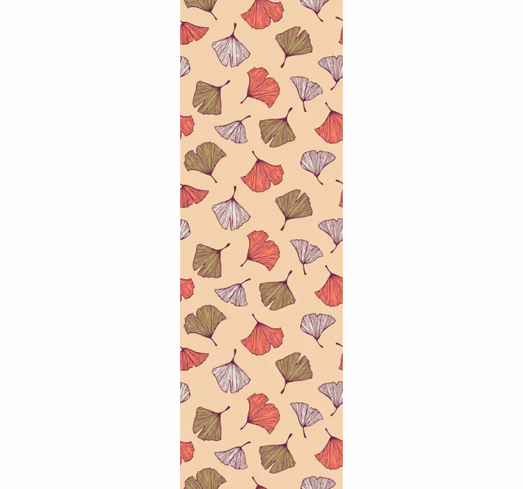 Fenster rollo modern bunte ginkgo blätter - TenStickers