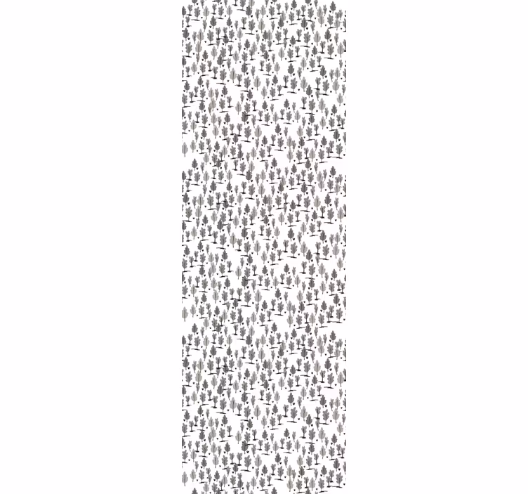 Fenster rollo modern mit muster kleine bäume - TenStickers