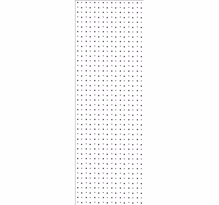 Fenster rollo modern mit vertikalen punktlinien - TenStickers