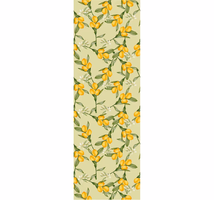 Fenster rollo modern mit muster von sommerzitronen - TenStickers